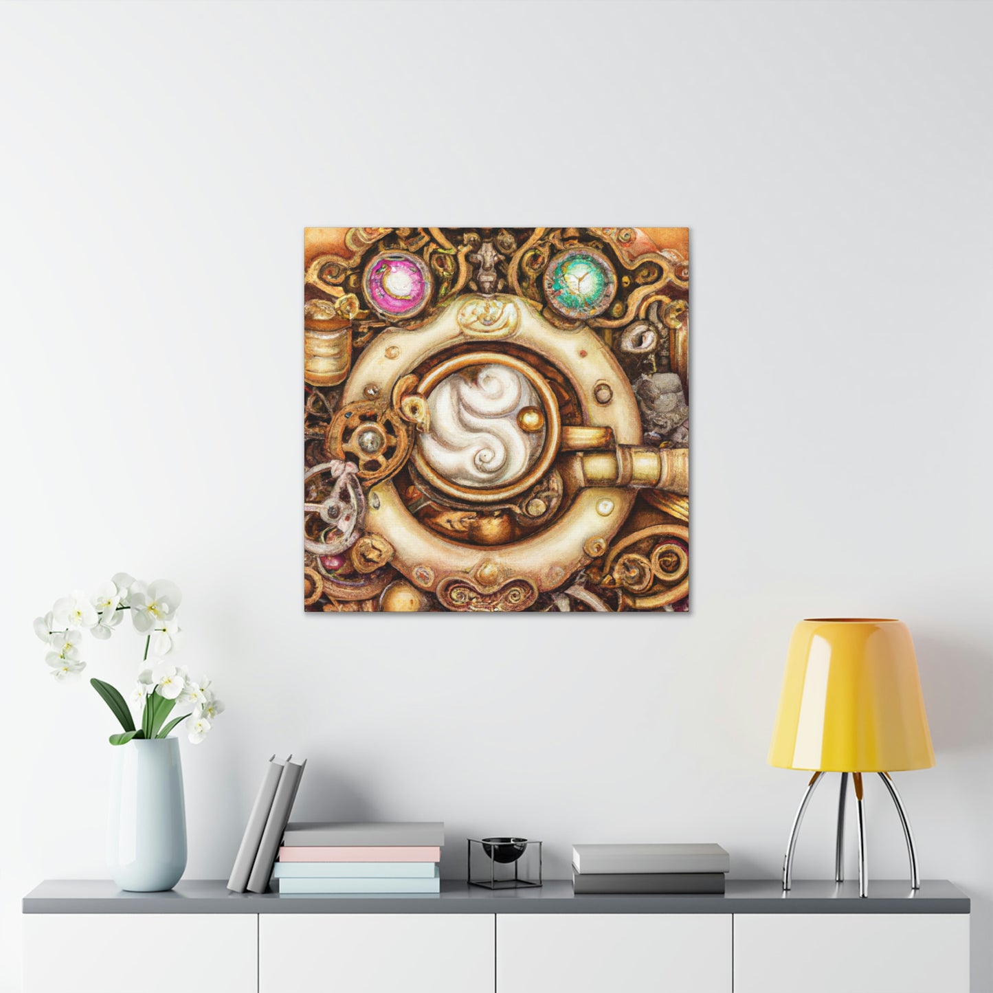 Cappuchino Steampunk Dream - Canvas