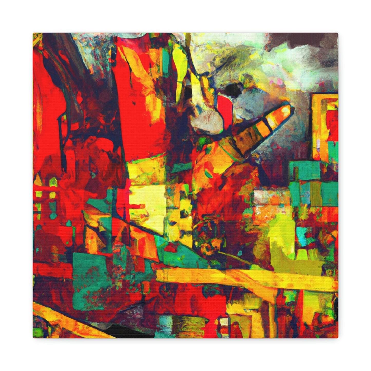 Craftsman in Abstraction - Canvas