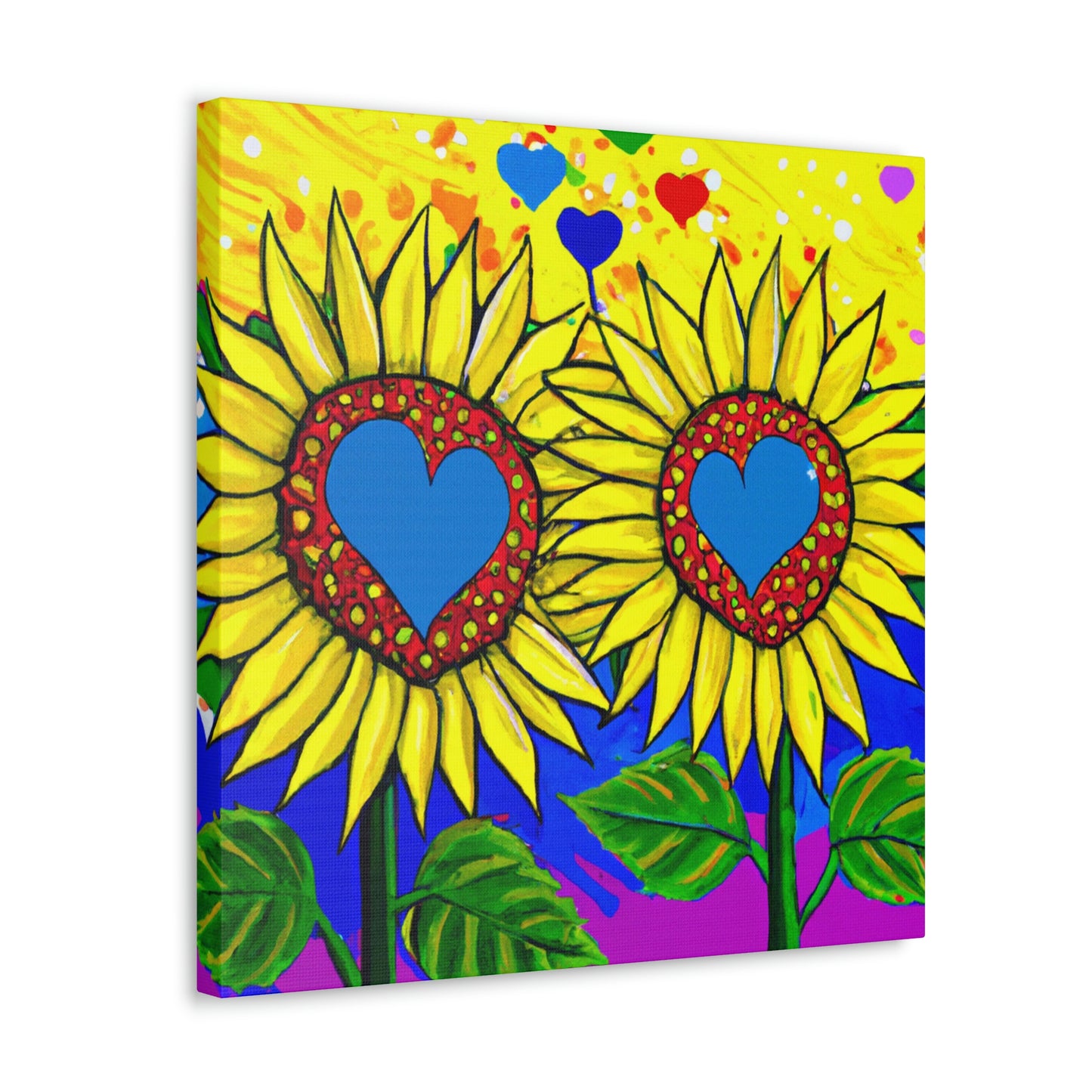 Love in Sunflowers - Canvas