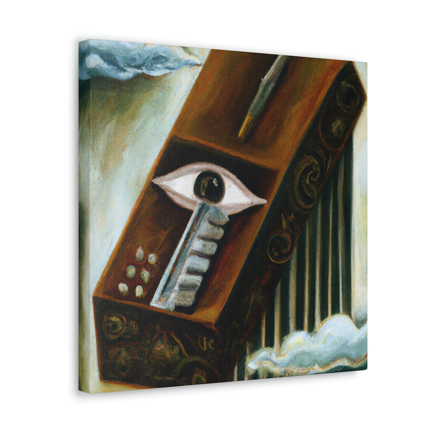 Harmonica's Psychedelic Melody - Canvas