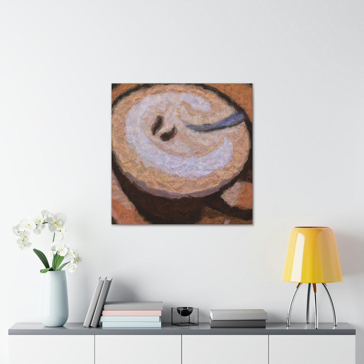 Coffee Swirls Expresssed - Canvas