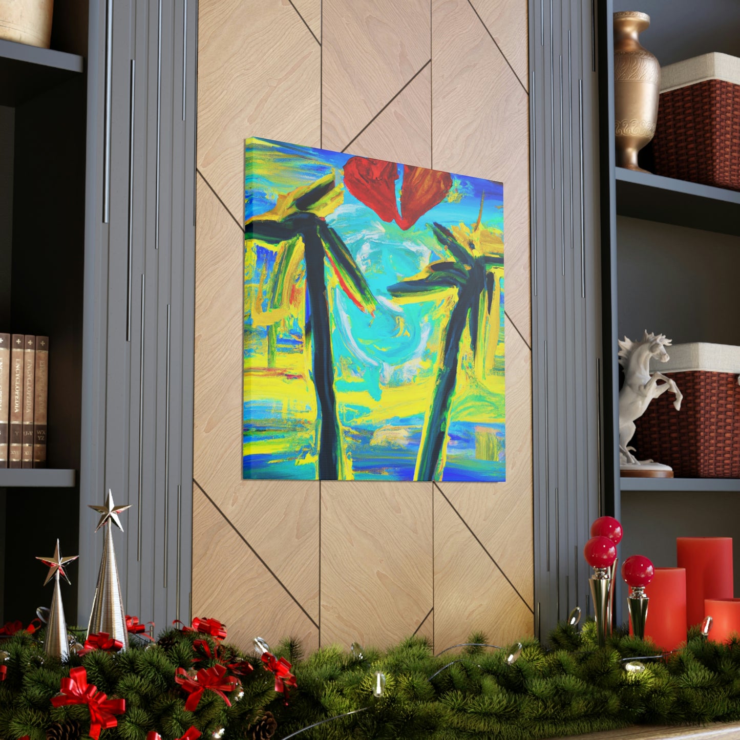 Lovely Palm Treescape - Canvas