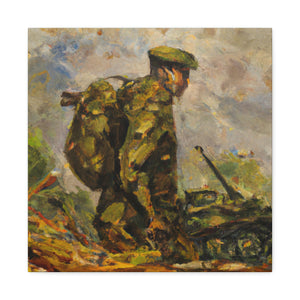 "The Gallant Artilleryman" - Canvas