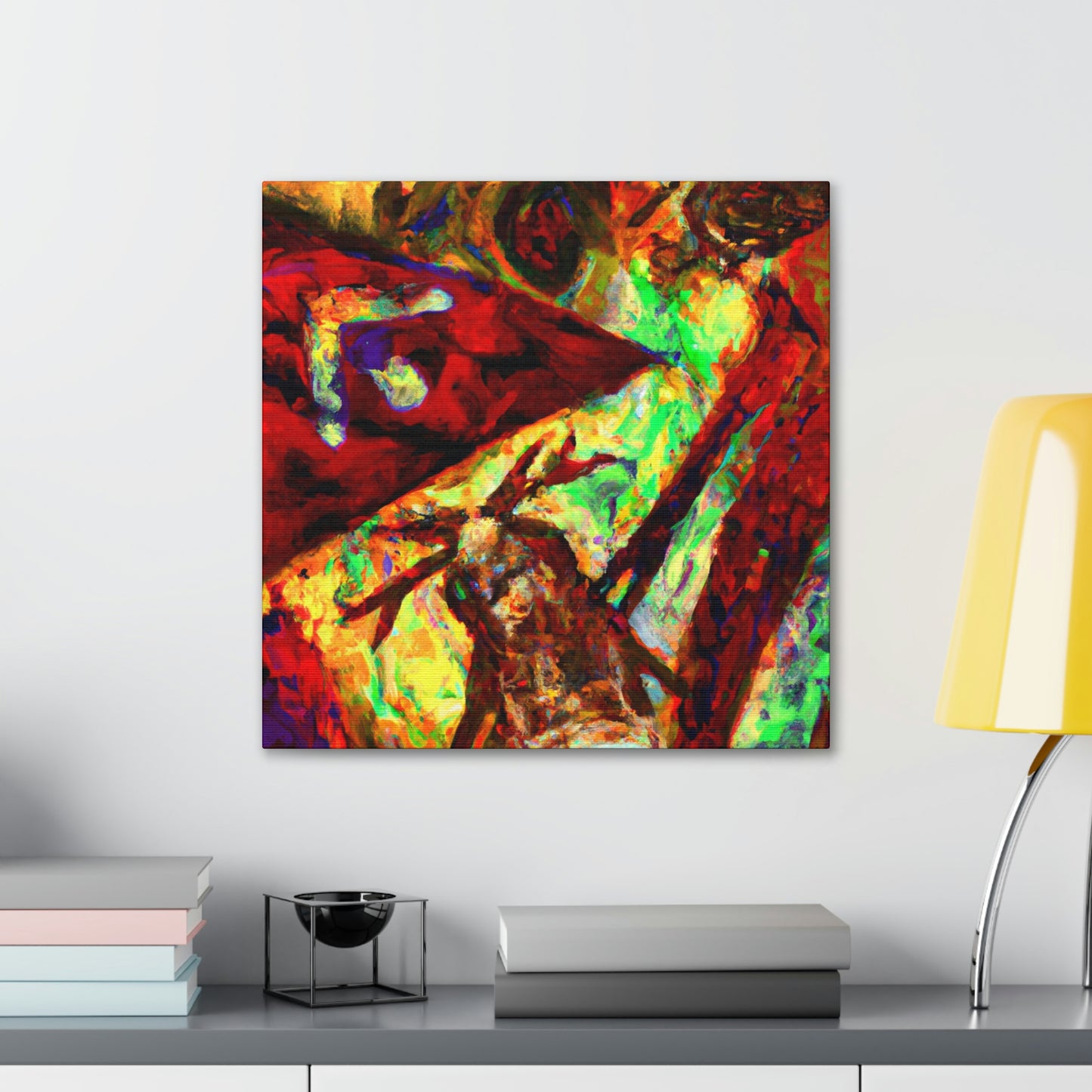 "Chaotic Reflection Symphony" - Canvas