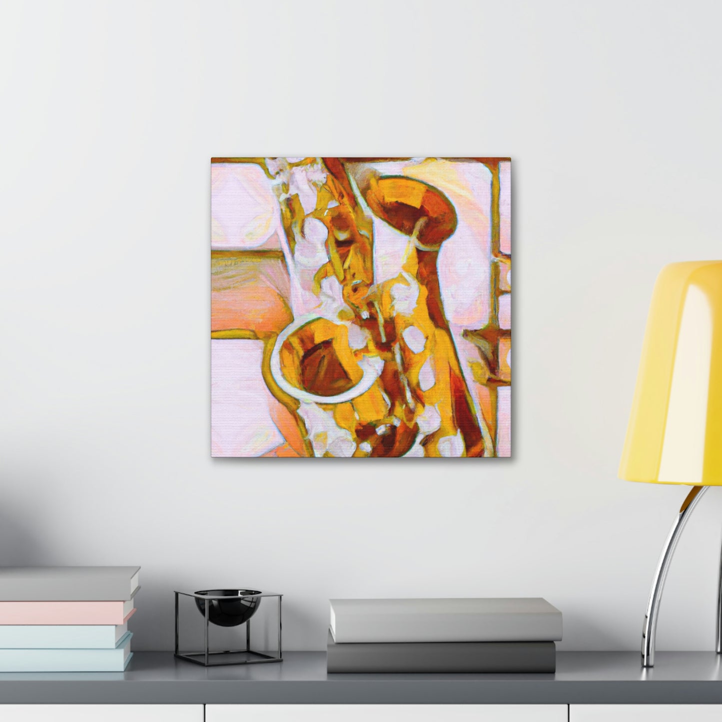 Saxophone's Artistic Soul - Canvas