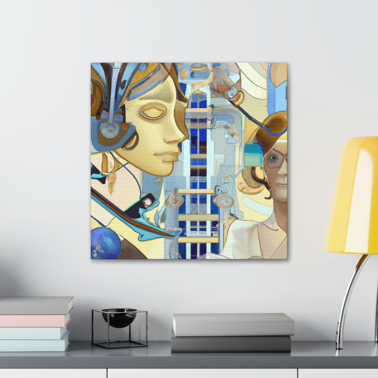 A.I. in Art Nouveau - Canvas