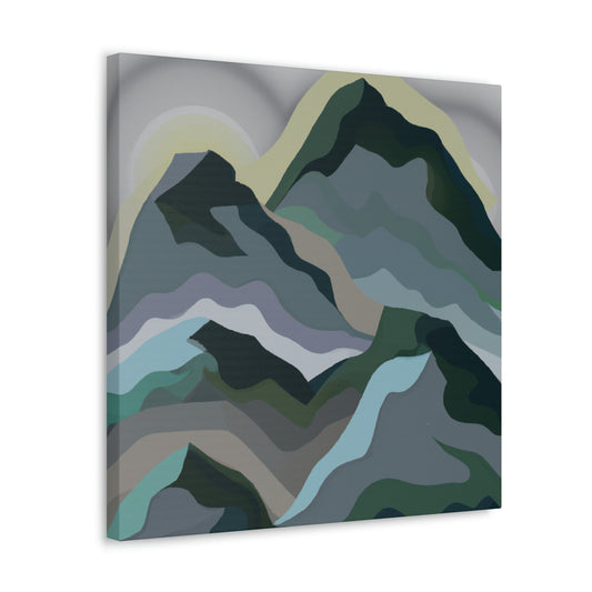 Mountain Reflection Mirage - Canvas