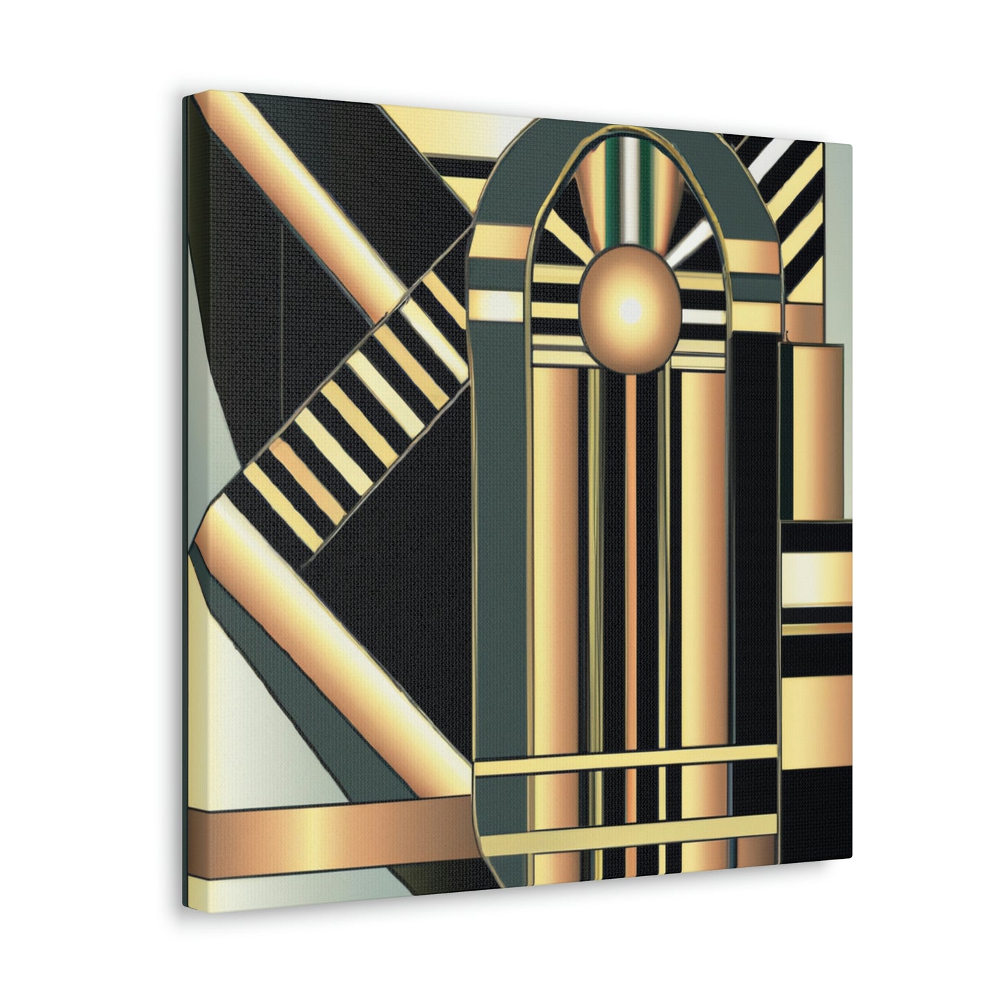 "Striking Art Deco Glory" - Canvas