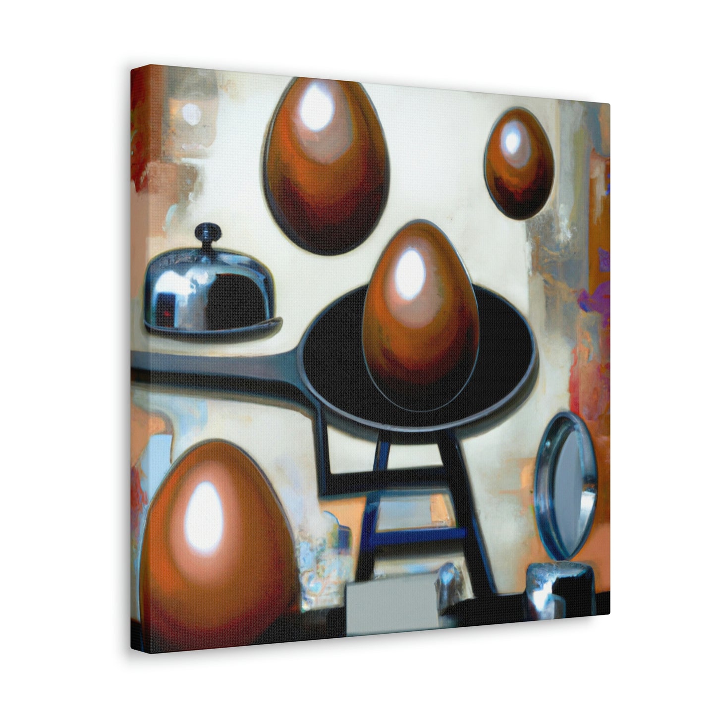 Eggs in Abstraction - Canvas