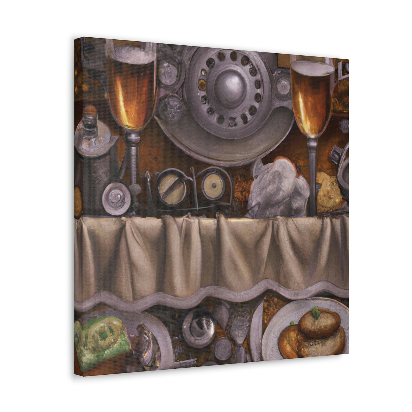 Steampunk Dinner Setting - Canvas