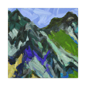 "Mountainous Abstract Vision" - Canvas