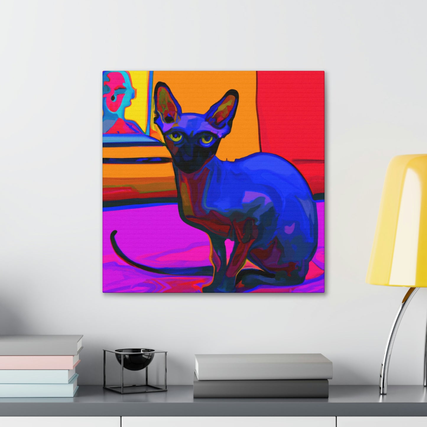 Sphynx in Fauvism - Canvas