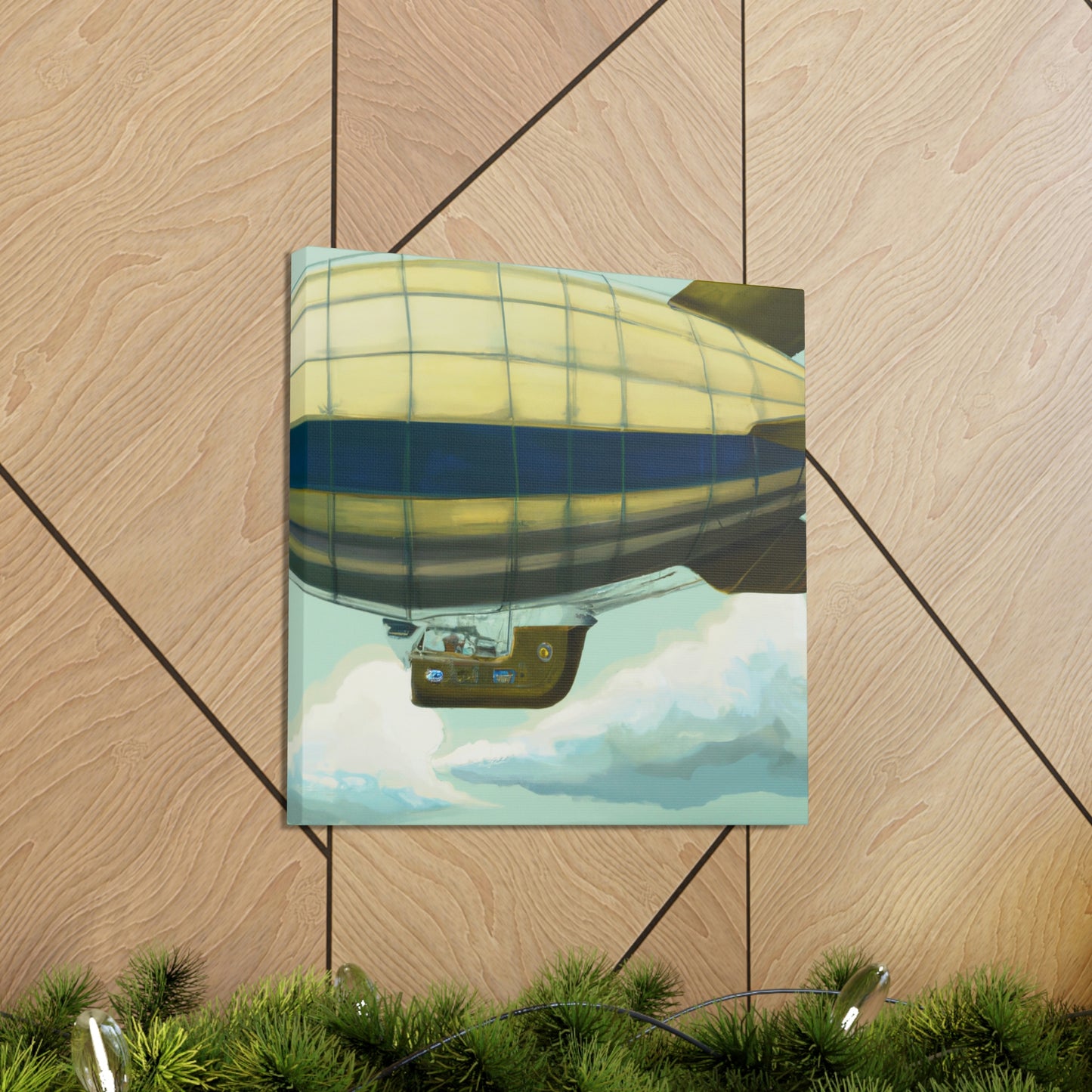 "Blimp in Neoclassicism" - Canvas