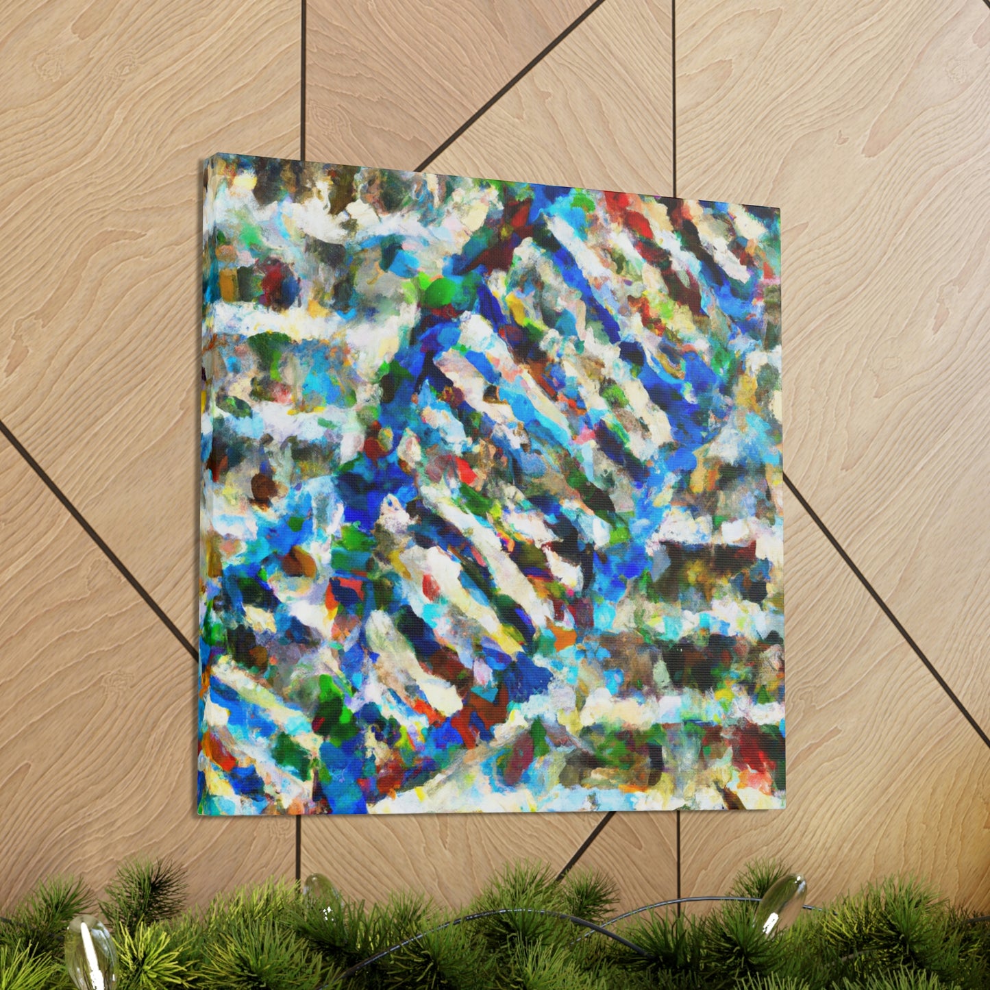 "DNA Strands Abound" - Canvas