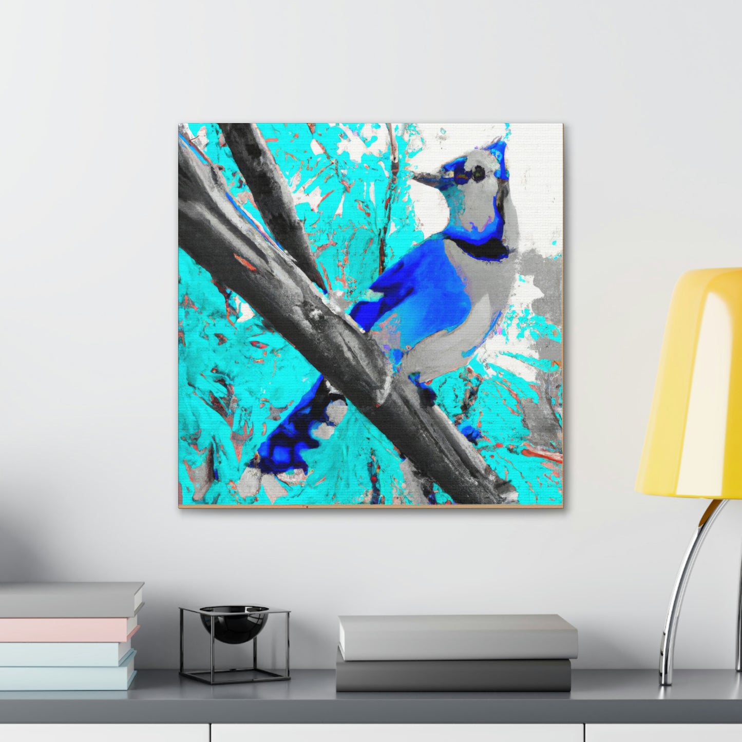 "A Blue Jay's Flight" - Canvas