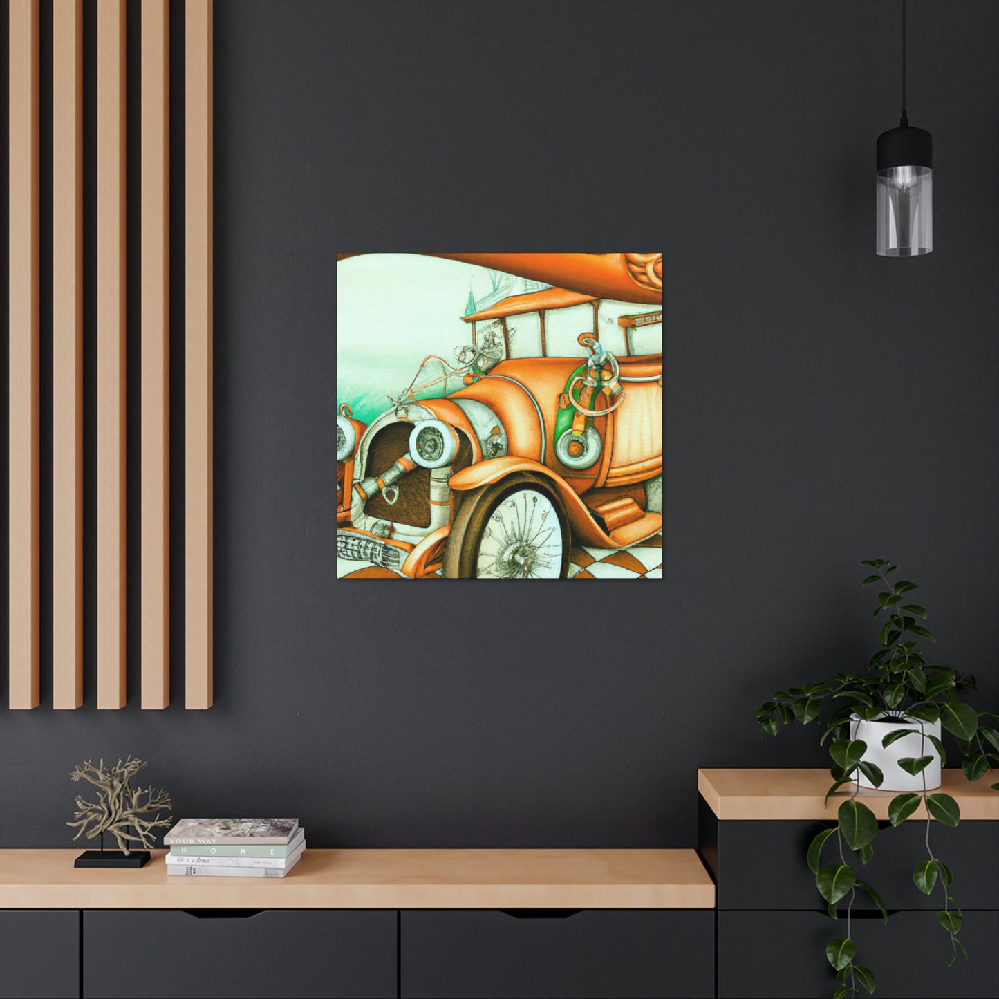 "Automobile Musing Dreams" - Canvas