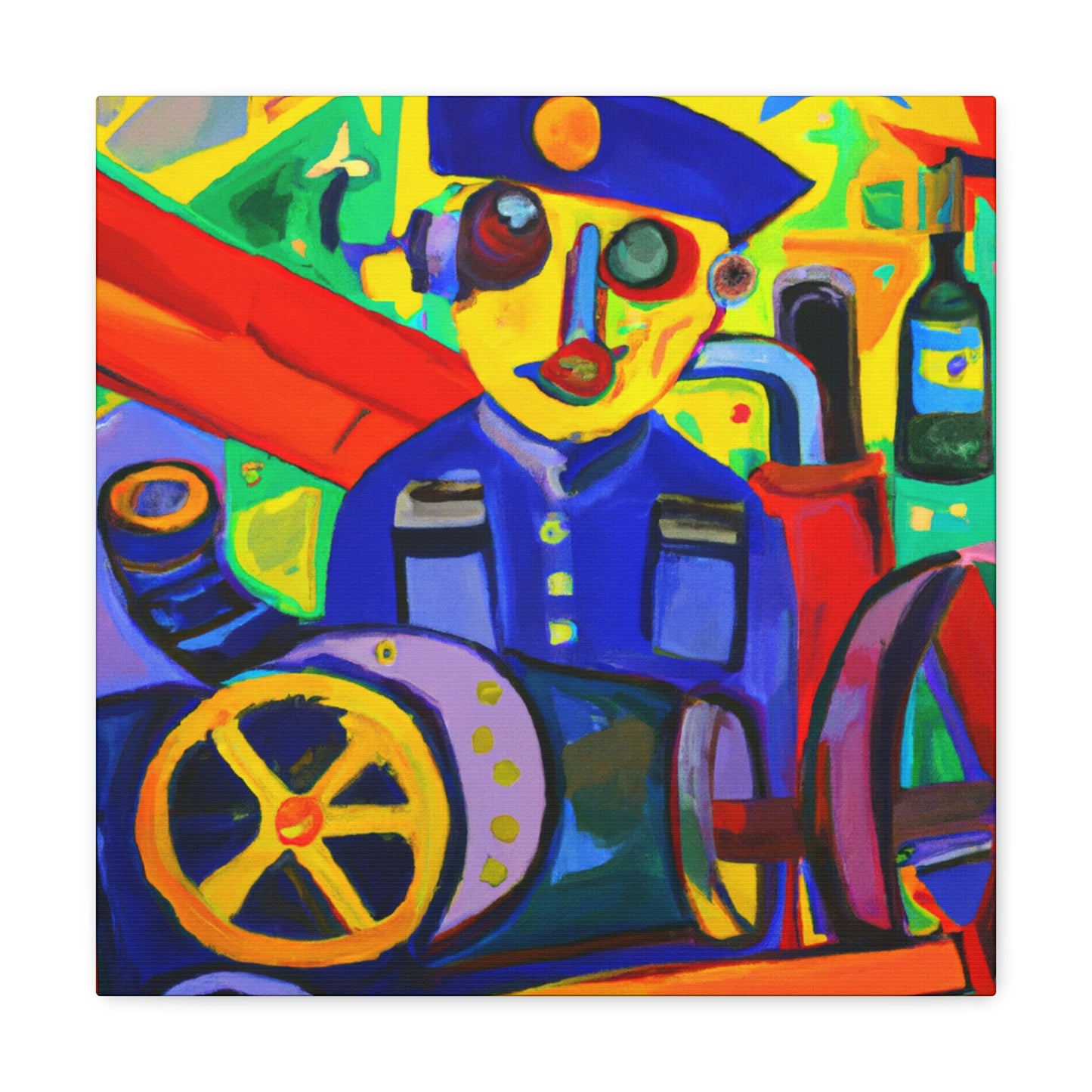 Mechanic in Flamboyance - Canvas