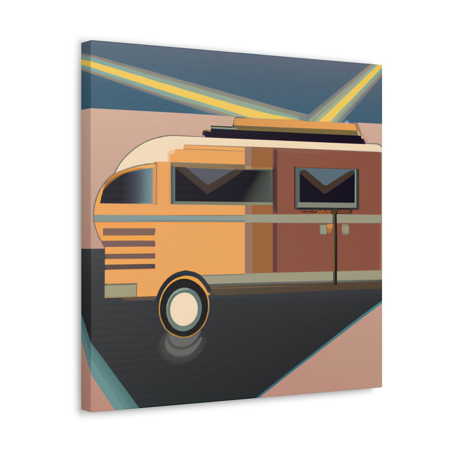 "Camper Van Jubilee" - Canvas