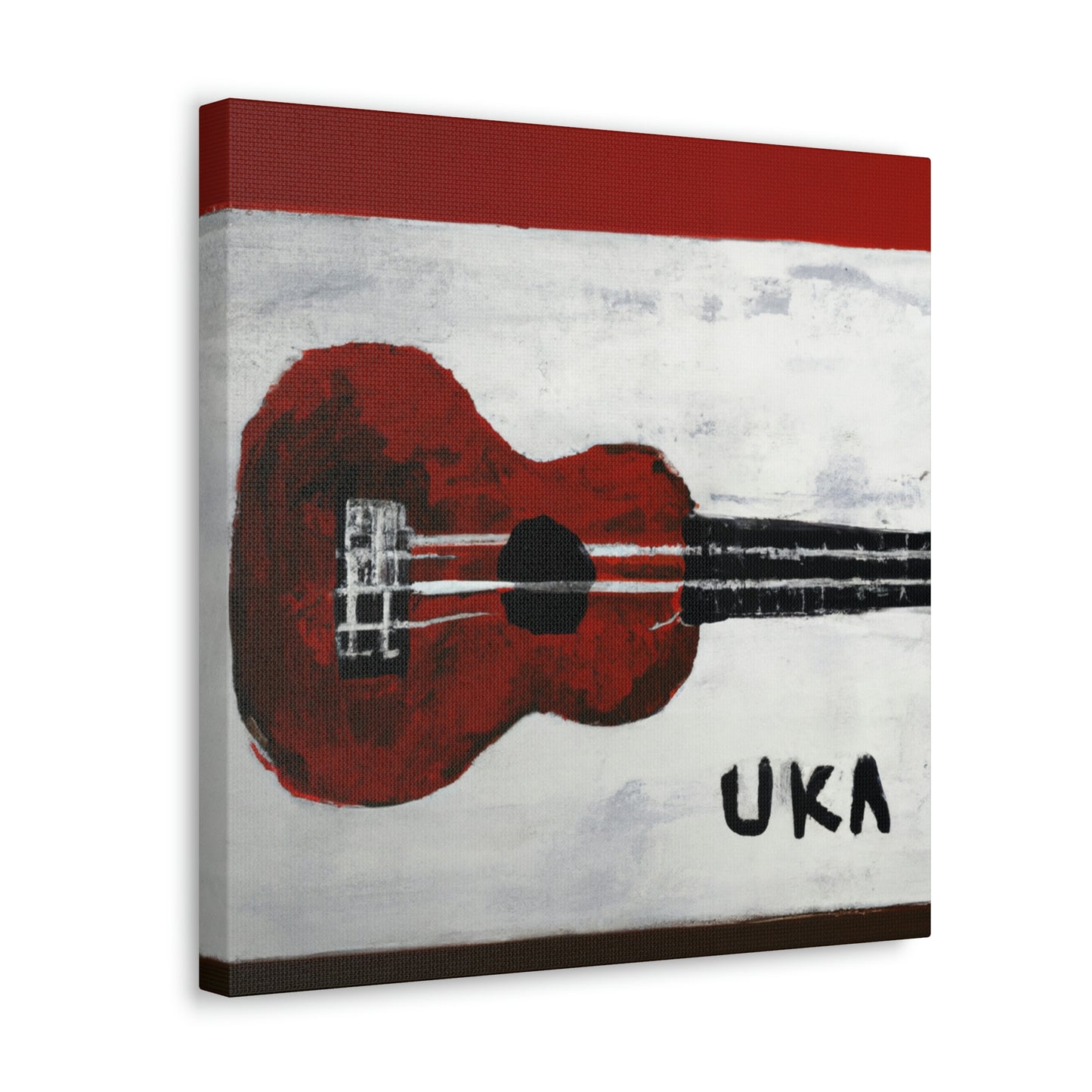 "Ukulele Minimalism Dream" - Canvas