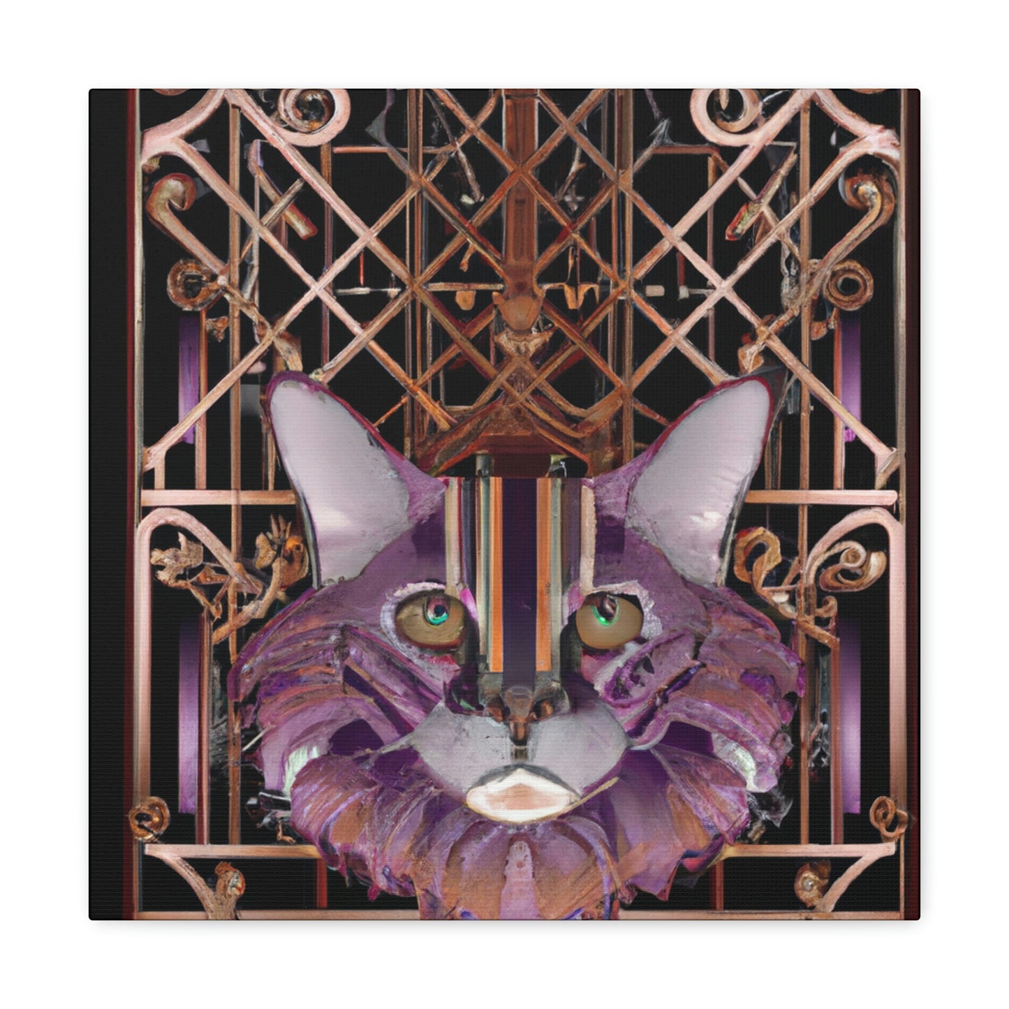 Gleaming Maine Coon - Canvas