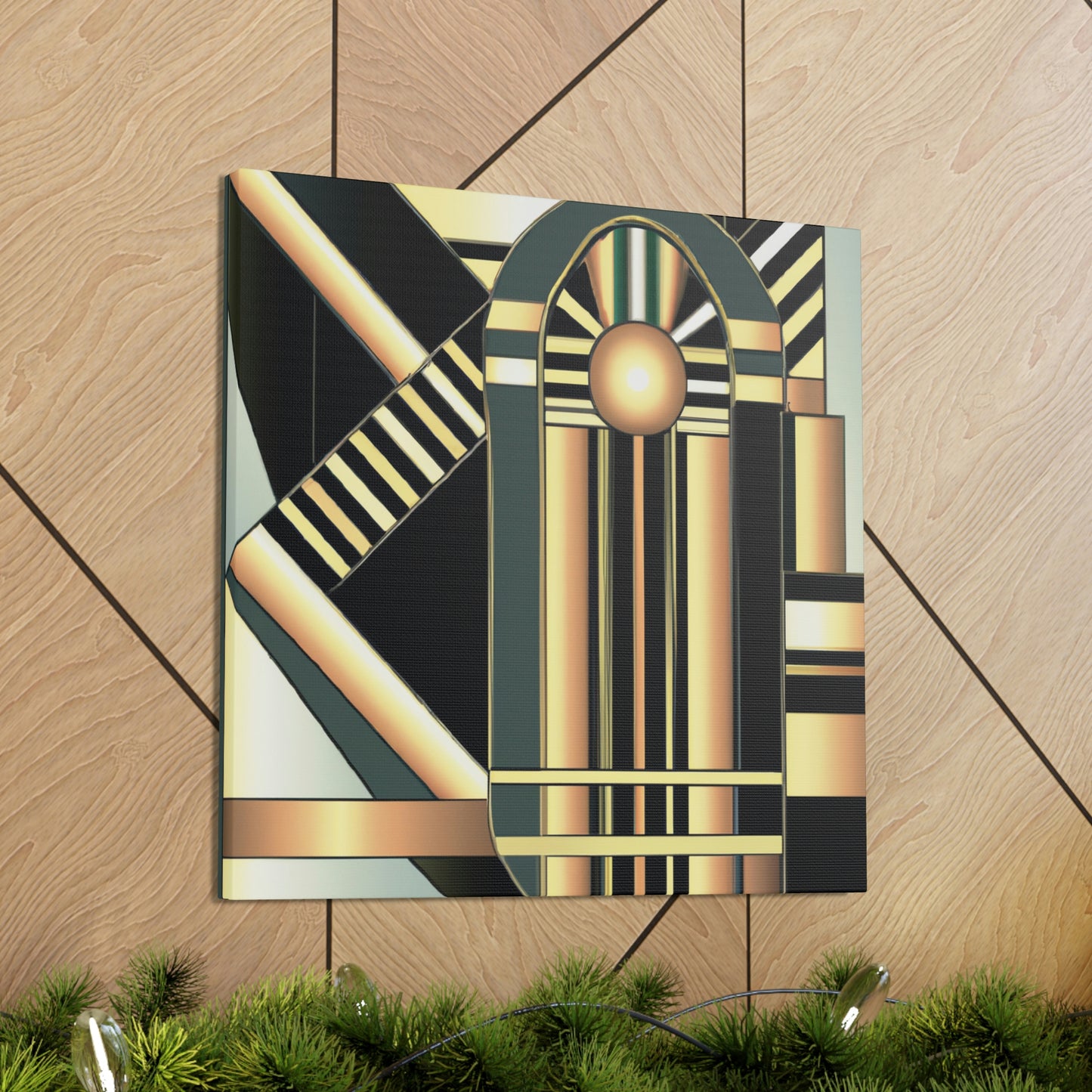 "Striking Art Deco Glory" - Canvas