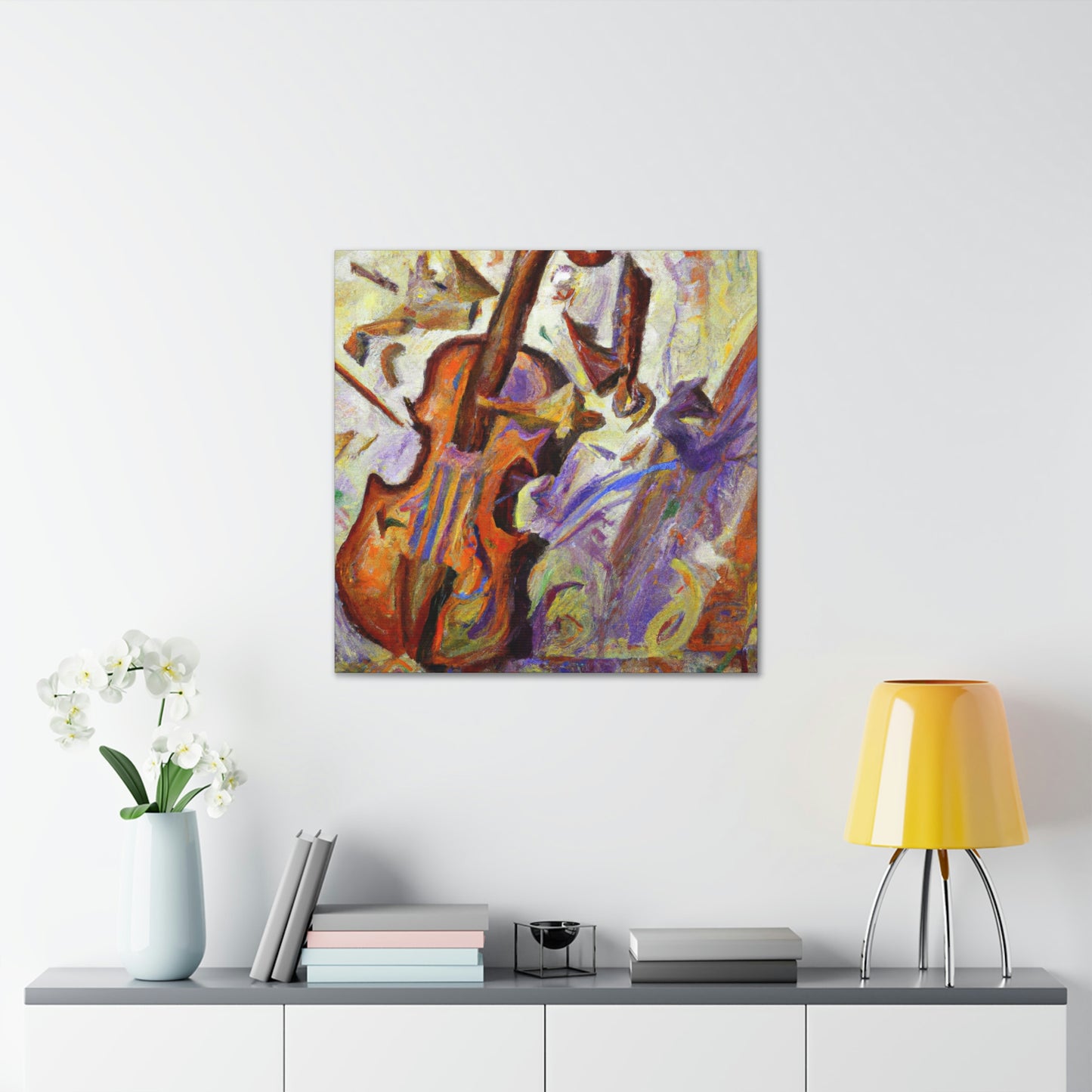 "The Violin's Symphony" - Canvas