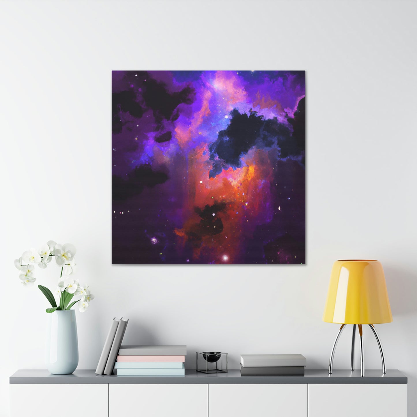 "A Cosmic Nebula Vision" - Canvas