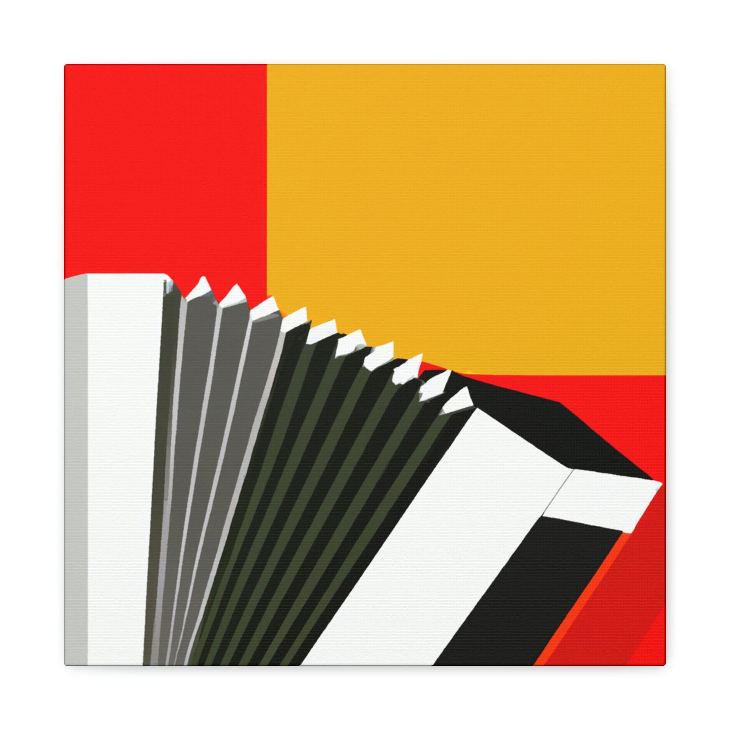 "Accordion Minimalism" - Canvas