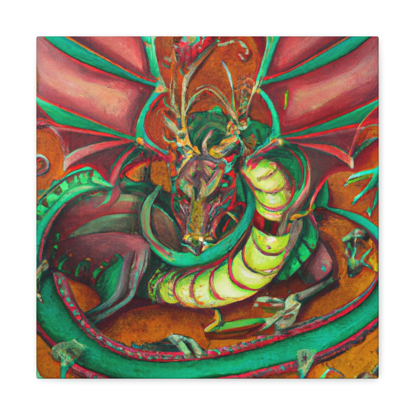 "Dragon in the Jazz Age" - Canvas