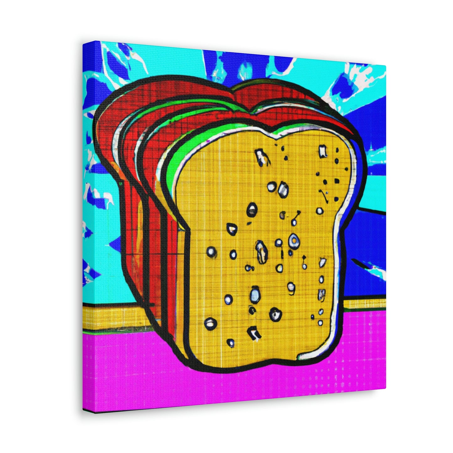 Bread in Pop Art - Canvas