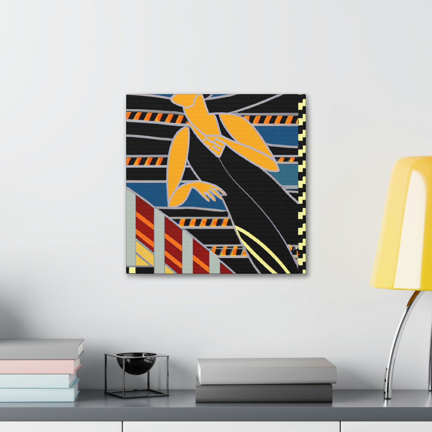 "Ocean of Art Deco" - Canvas