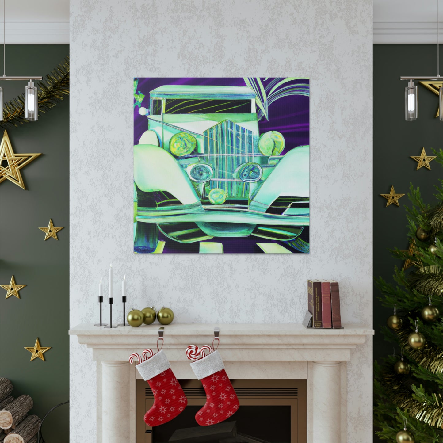 "Vintage Automobile Regalia" - Canvas