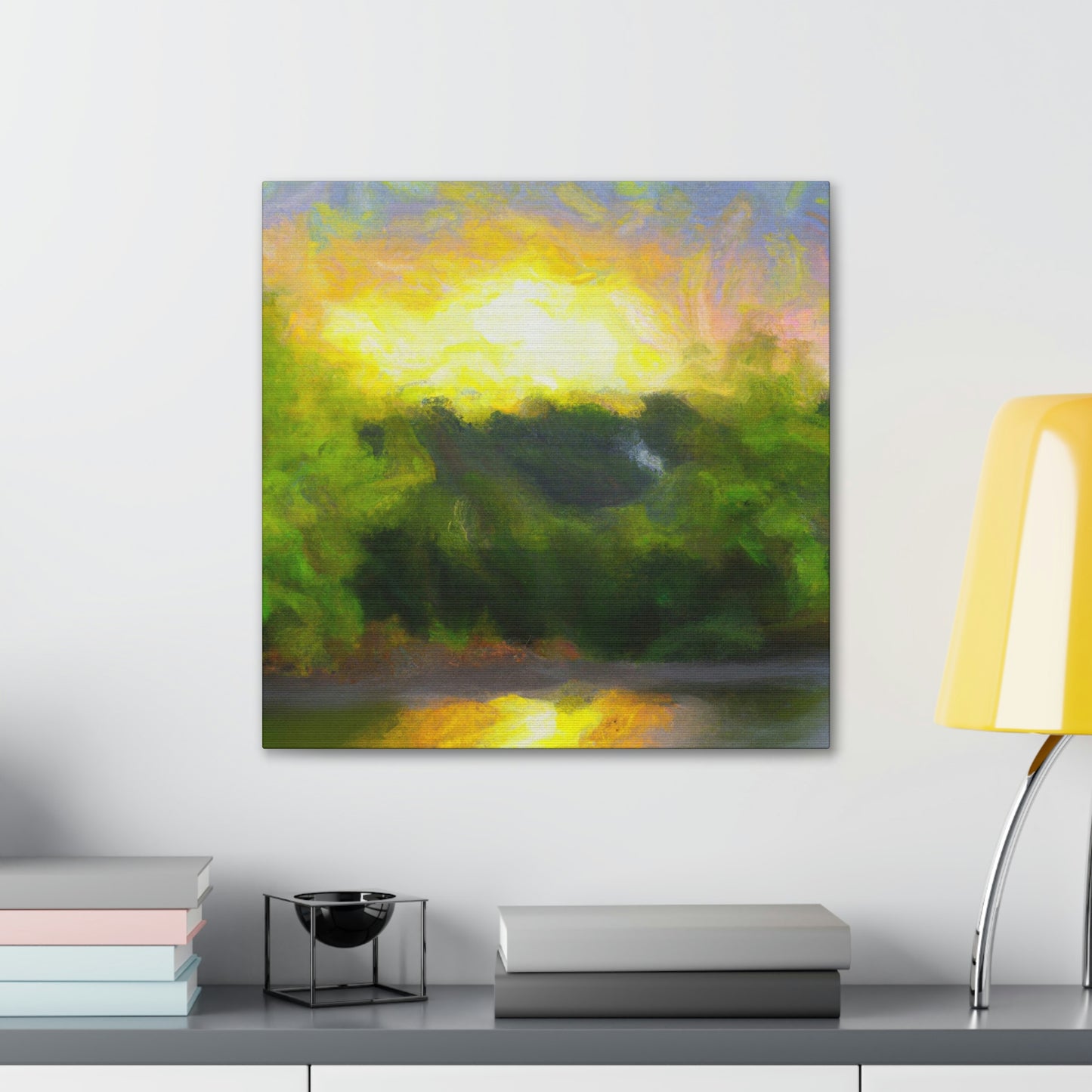 "Starry Sunrise Expanse" - Canvas