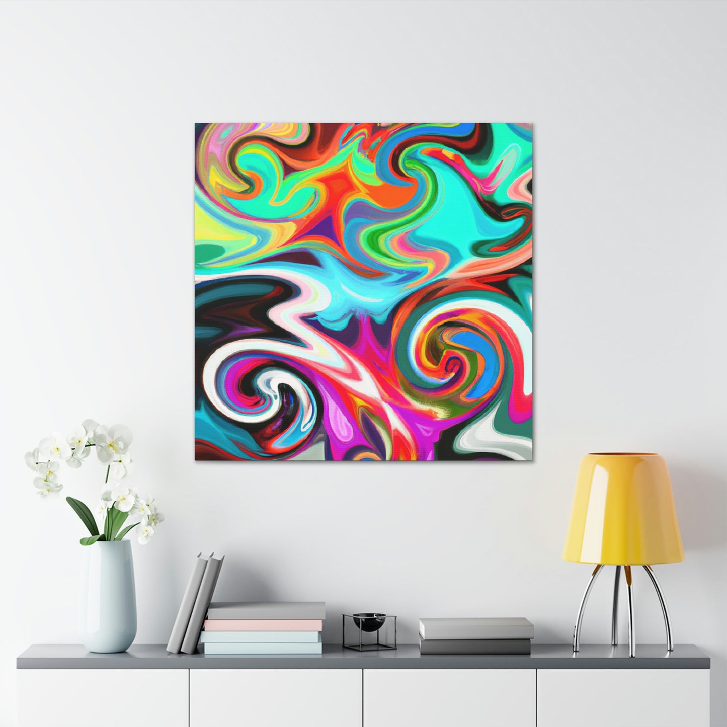 "Stardust Symphony Glows" - Canvas