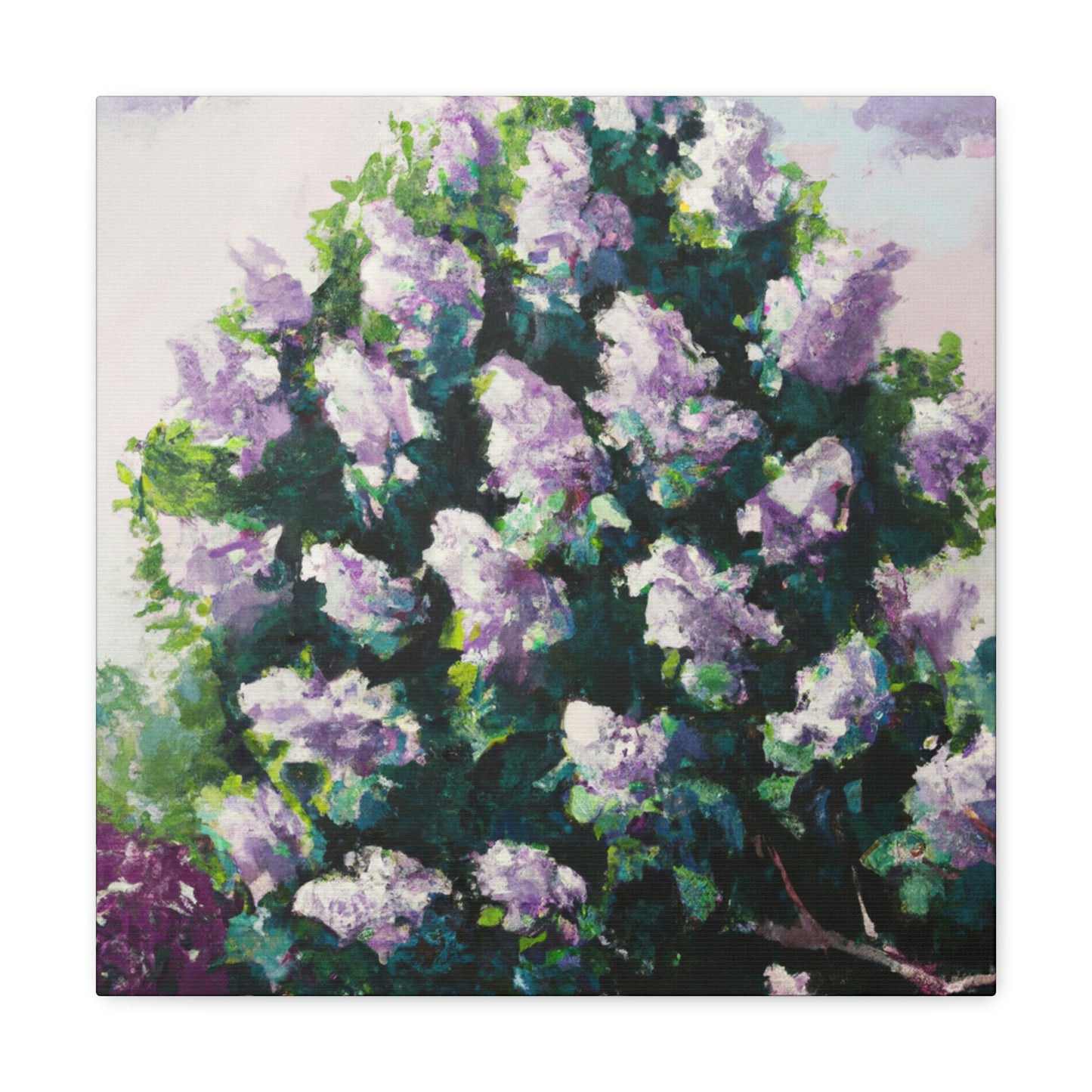 "Lilac in Abstraction" - Canvas