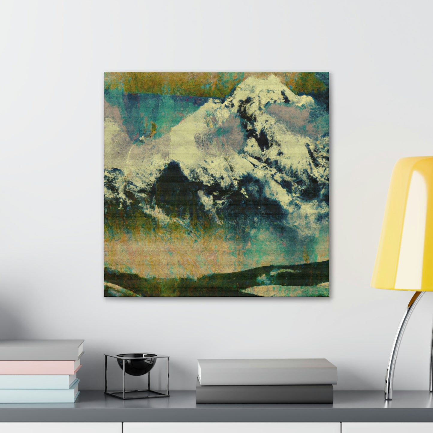 "Mountain Majesty Expressionism" - Canvas