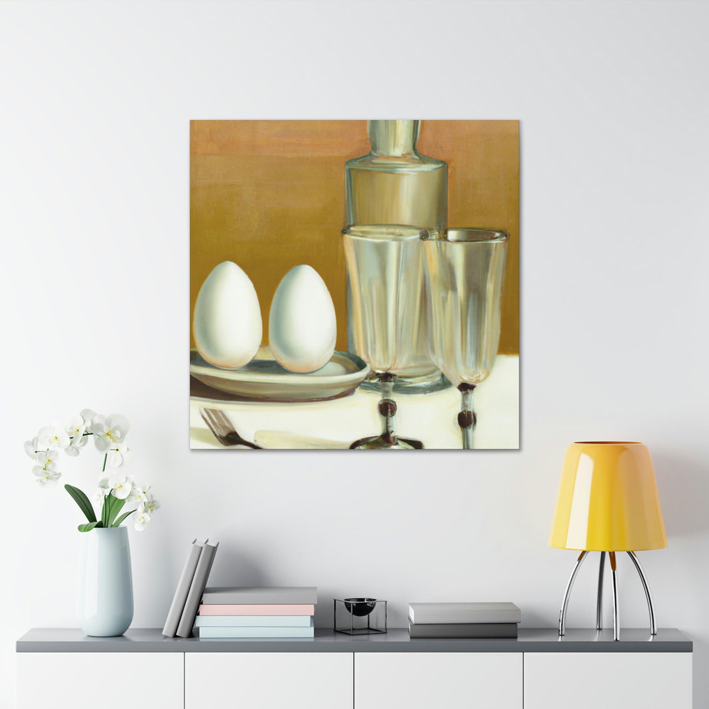 "Eggs in Art Deco". - Canvas