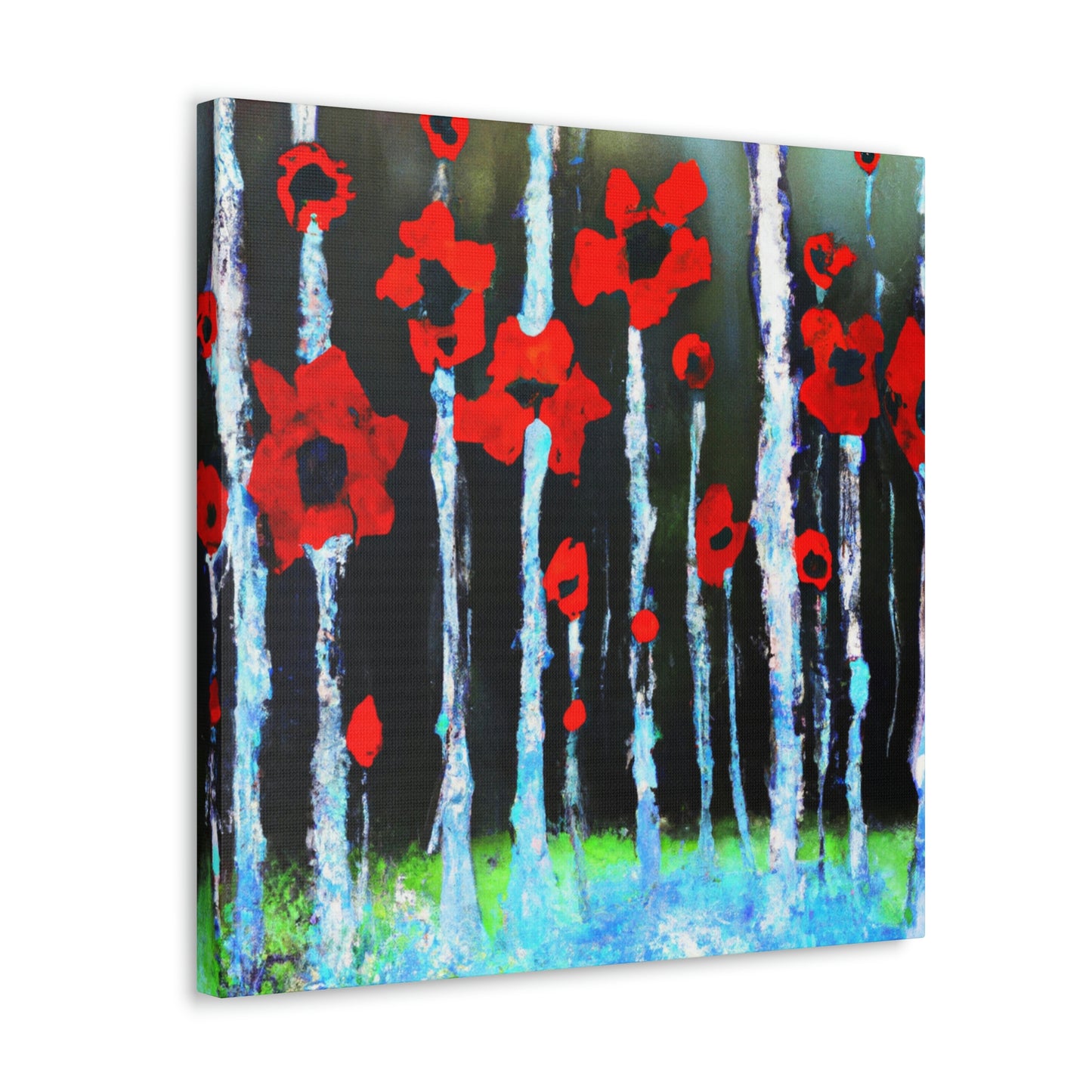 Poppy in Abstracted Freedom - Canvas