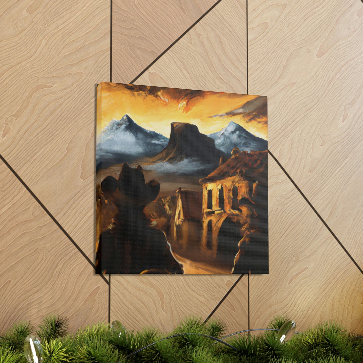 Frontier Town Momentum - Canvas