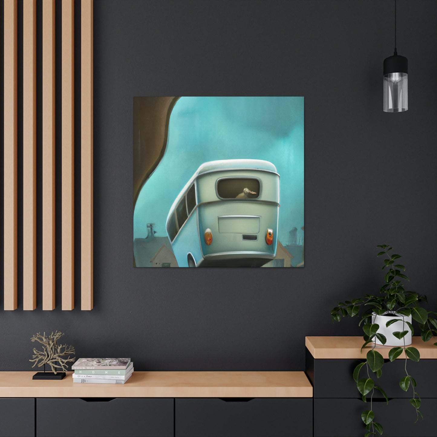 "Camper Van Onward Travel" - Canvas