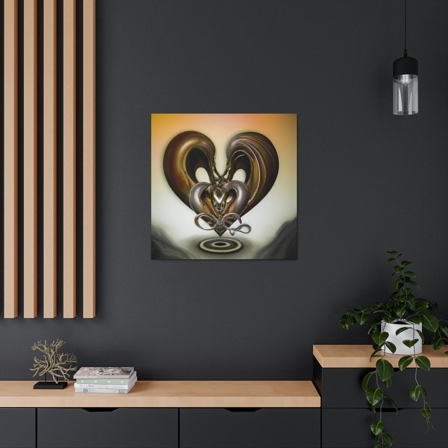 Intertwined Hearts Unite - Canvas