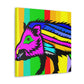 Wild Boar Pop Art - Canvas