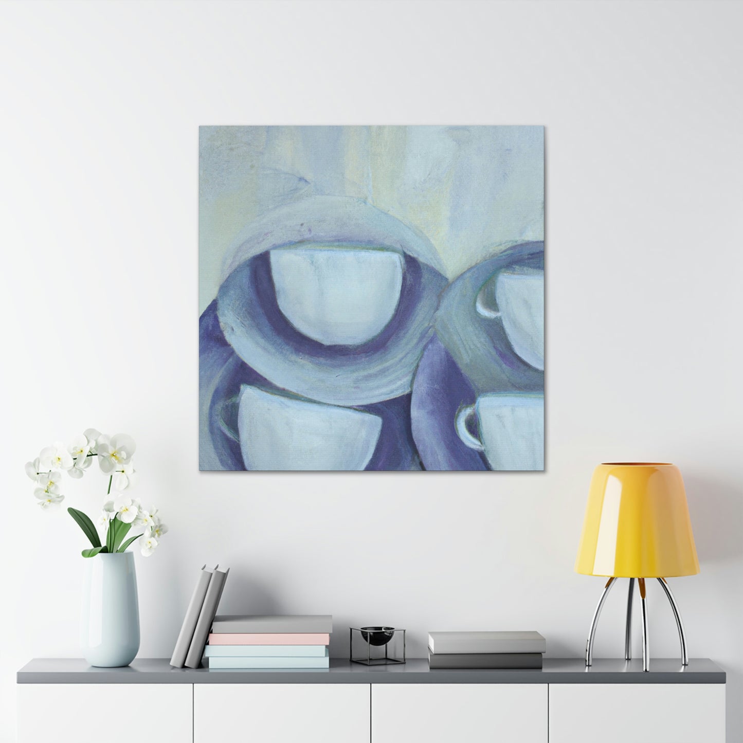 Tea in Timely Cups - Canvas