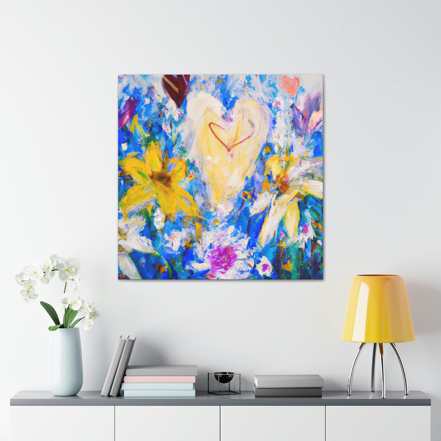 "Love Blossoms Forever" - Canvas