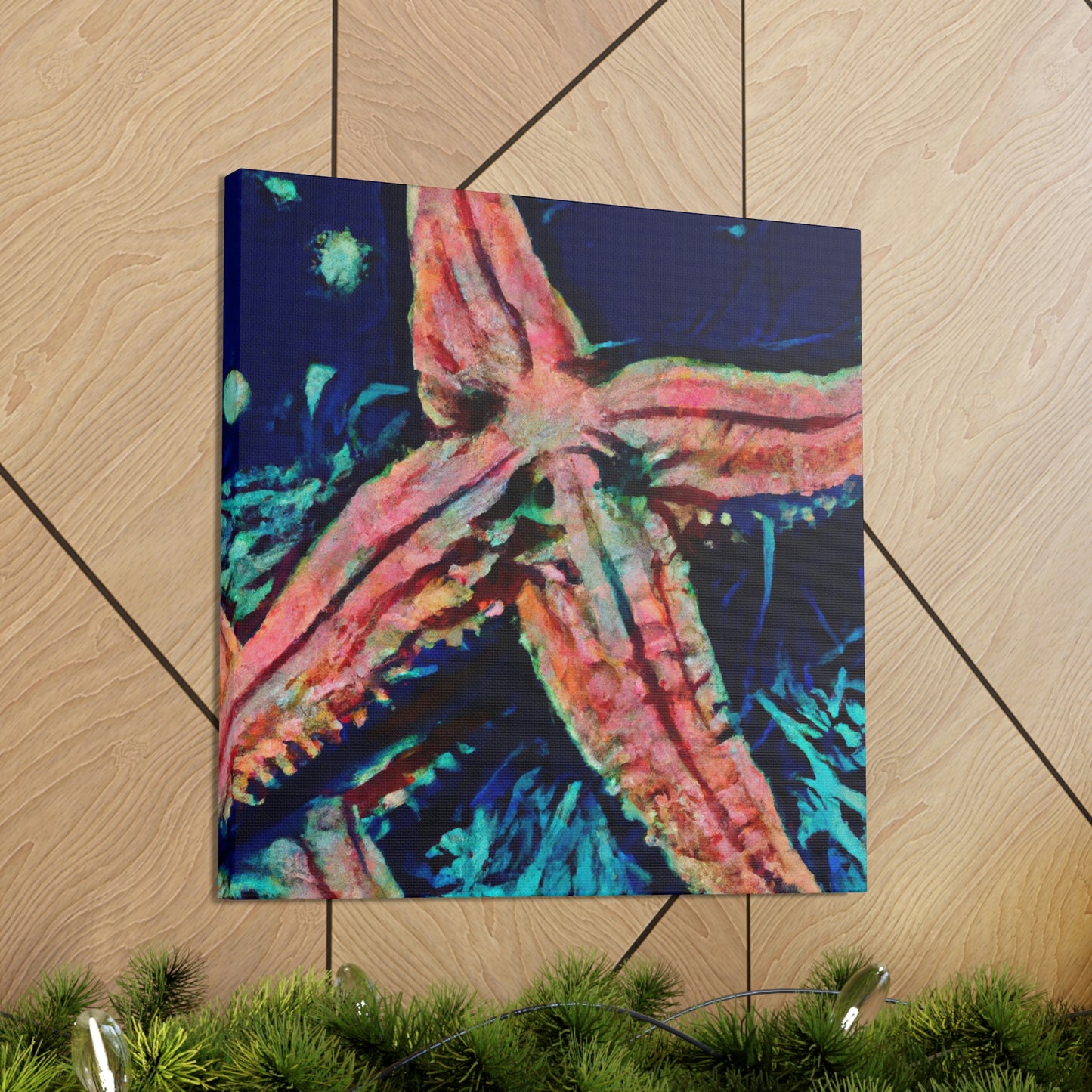 "Starfish on the Shoreline" - Canvas