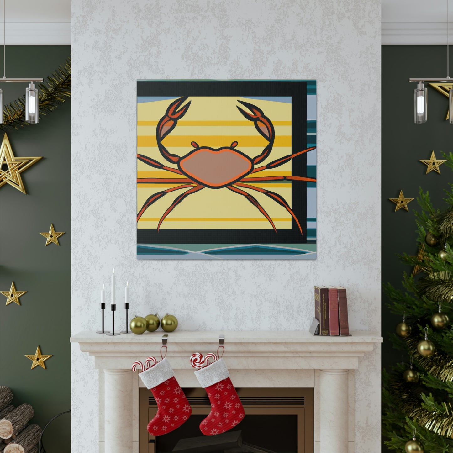 Crab in DecoGlamour - Canvas