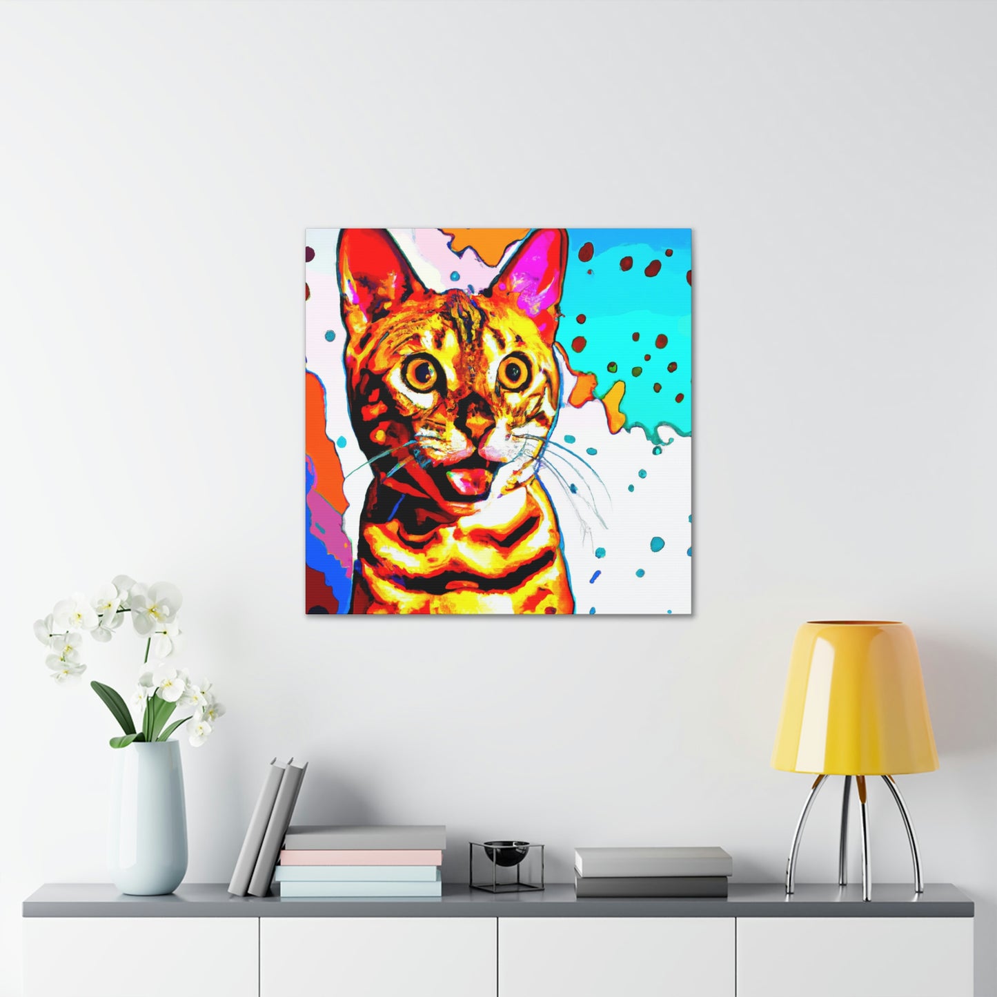 Bengal in Pop Art - Canvas