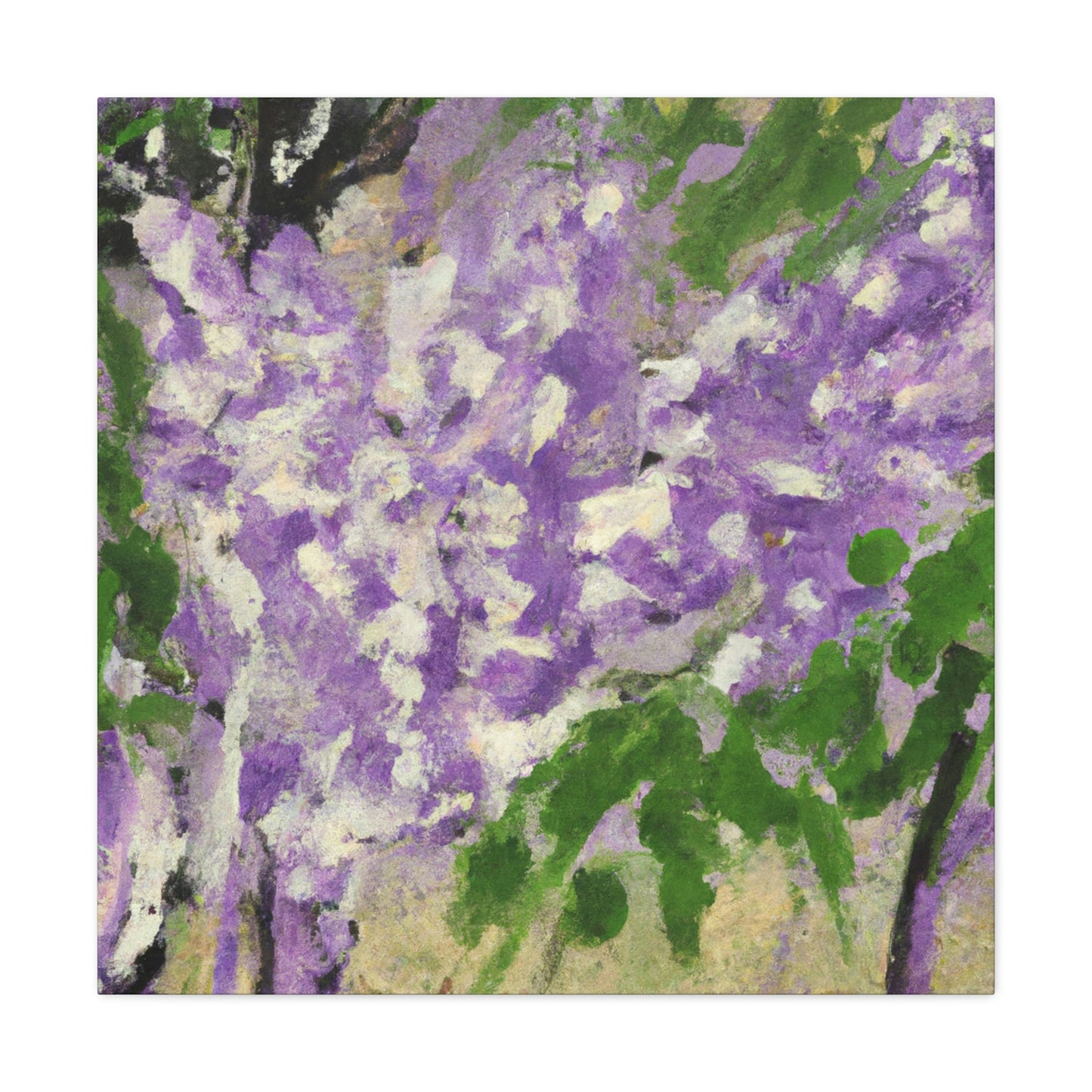 Lilac In Expressionism - Canvas