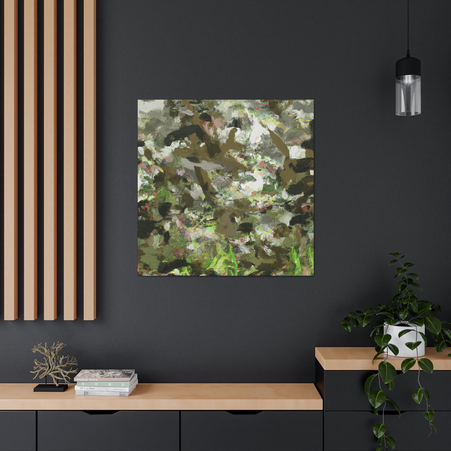 Camouflaged in Abstraction - Canvas