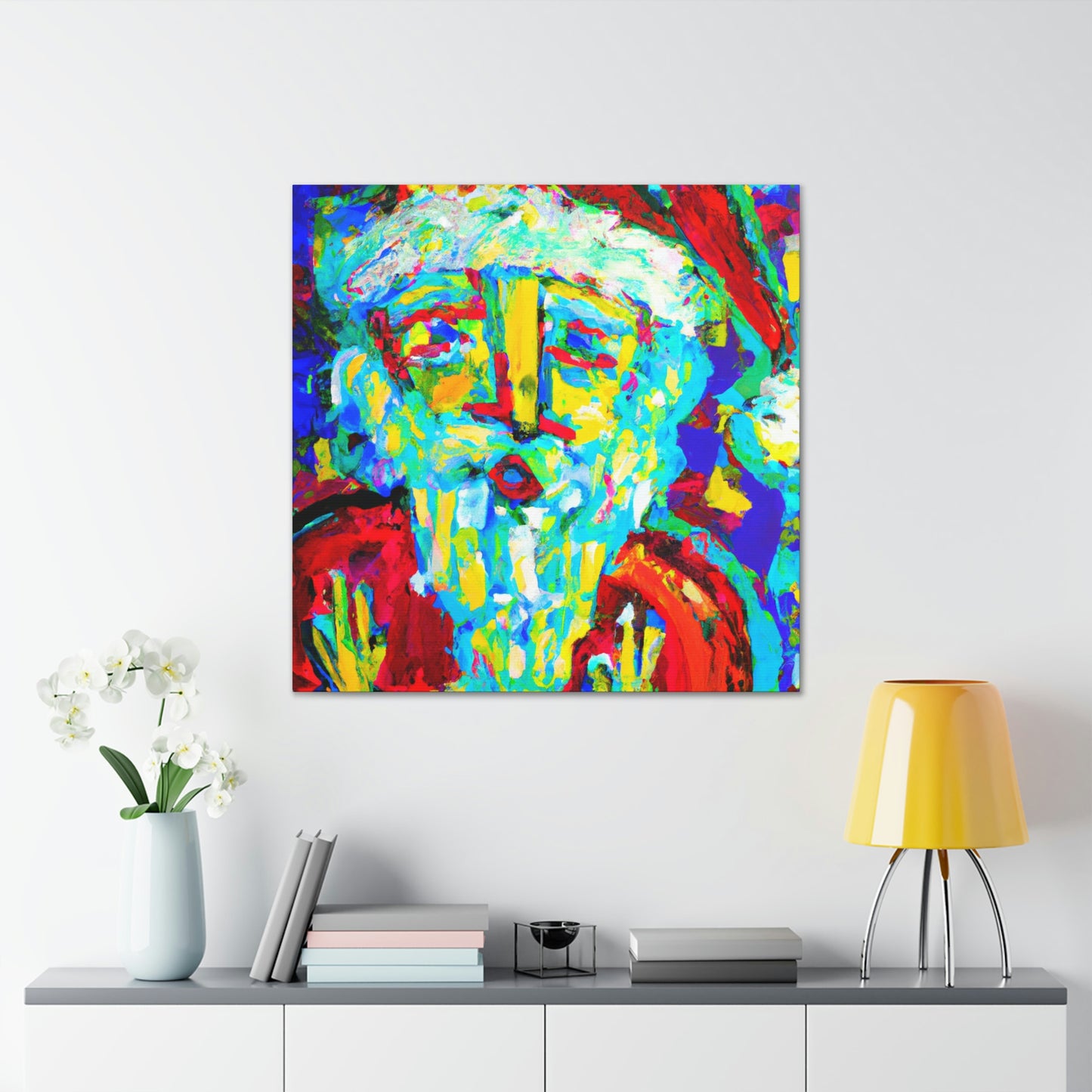 Santa in Expressionism - Canvas